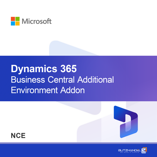 Dynamics 365 Business Central Extra Omgevingsaddon (NCE)