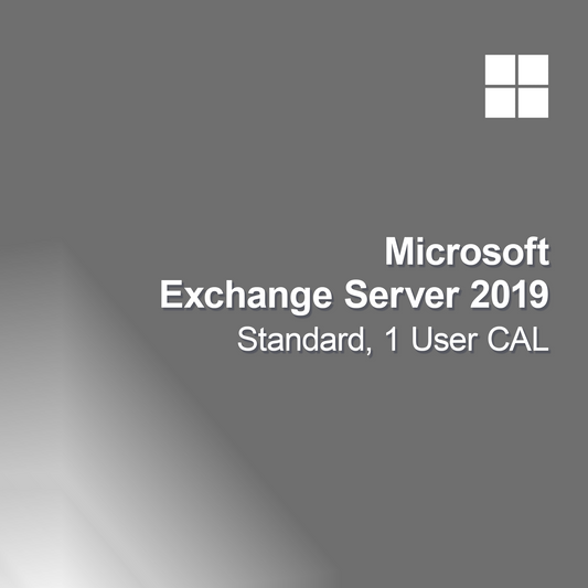 Microsoft Exchange Server 2019 Standard, 1 Gebruiker CAL