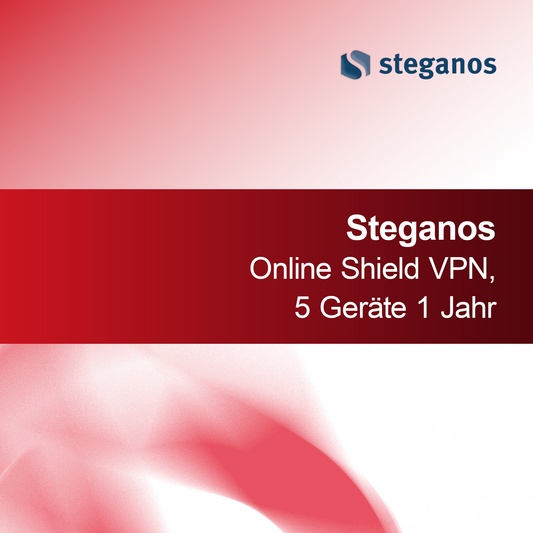 Steganos Online Shield VPN, 5 apparaten 1 jaar