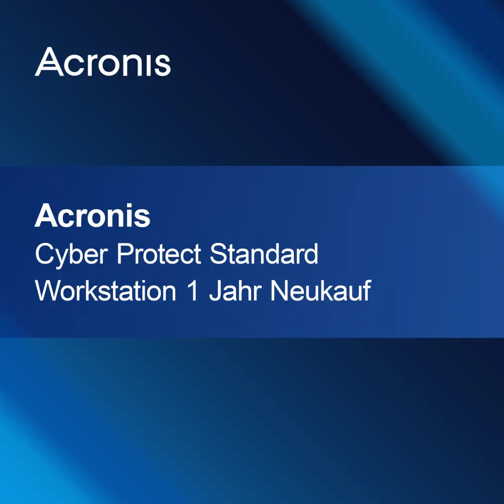 Acronis Cyber Protect Standaard Werkstation