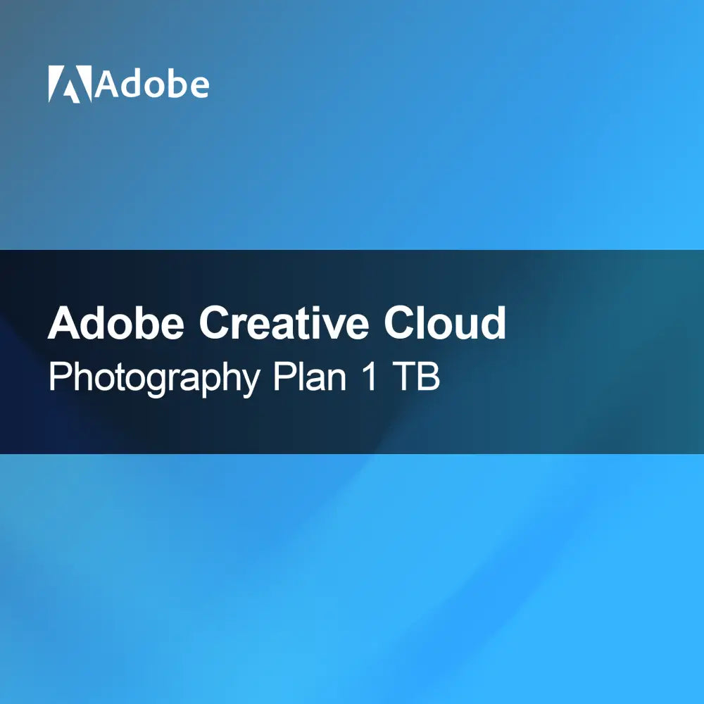 Adobe Creative Cloud Fotografieplan Onderwijs