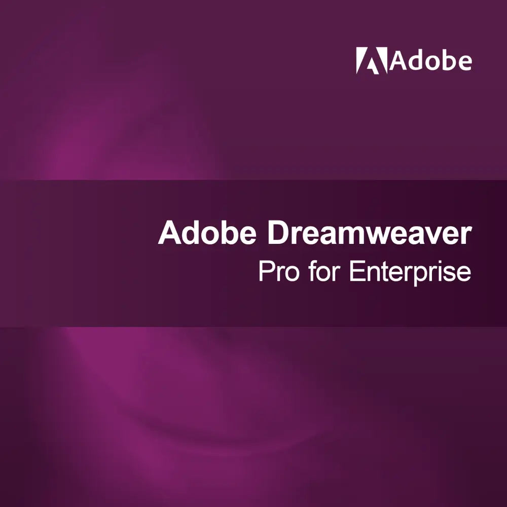 Adobe Dreamweaver - Pro voor Enterprise