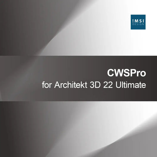CWSPro voor Architekt 3D 22 Ultimate