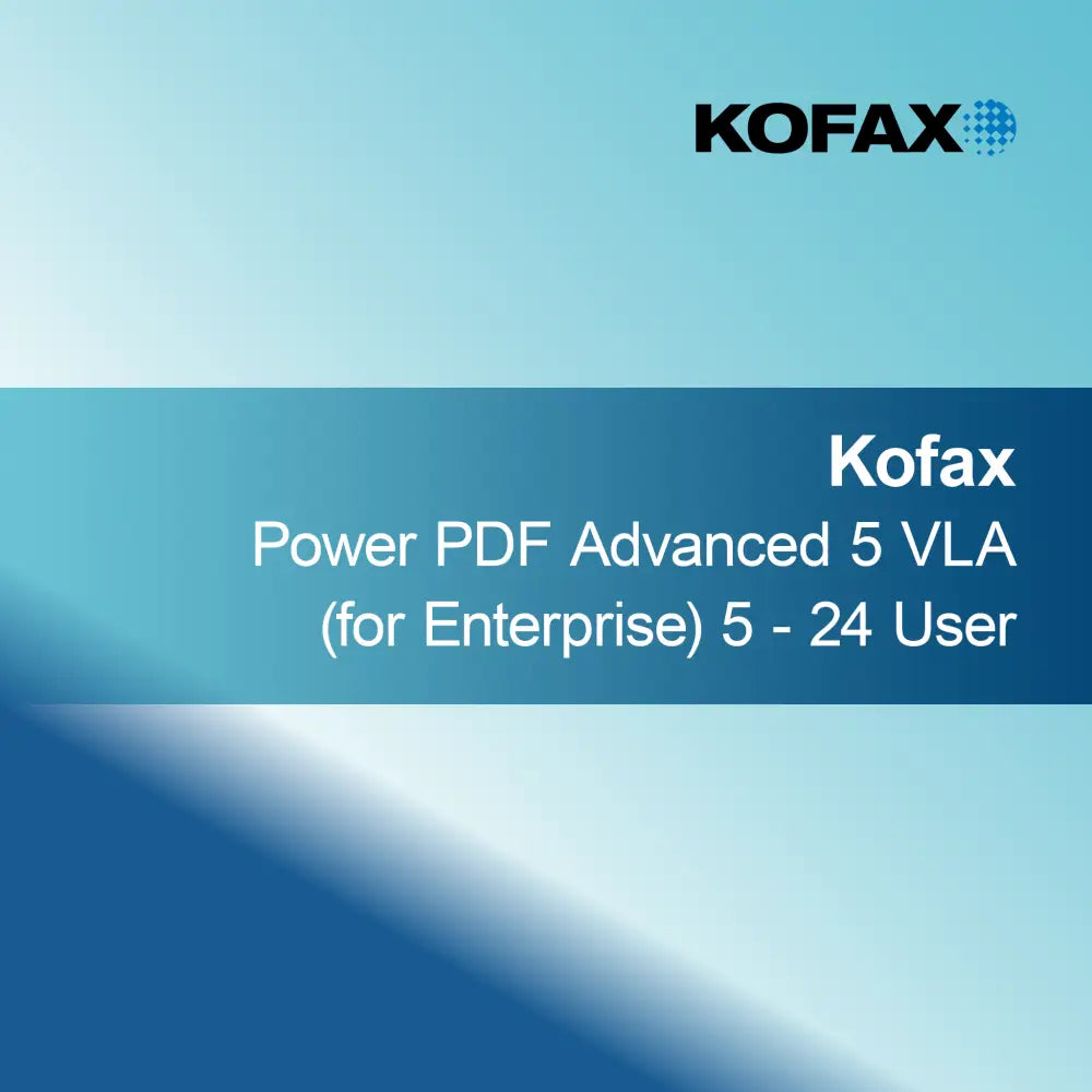 Kofax Power PDF Advanced 5 VLA (voor Enterprise)