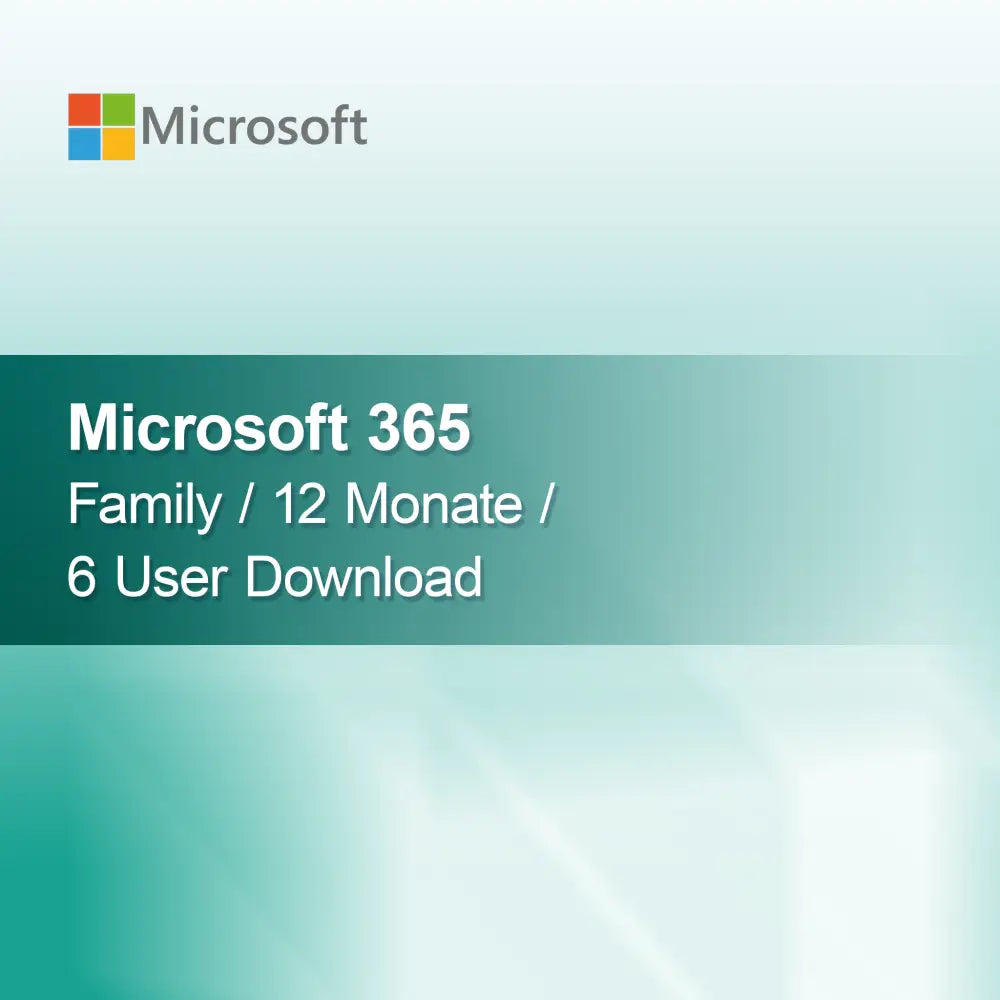 Microsoft 365 Family / 12 maanden / 6 gebruikers download