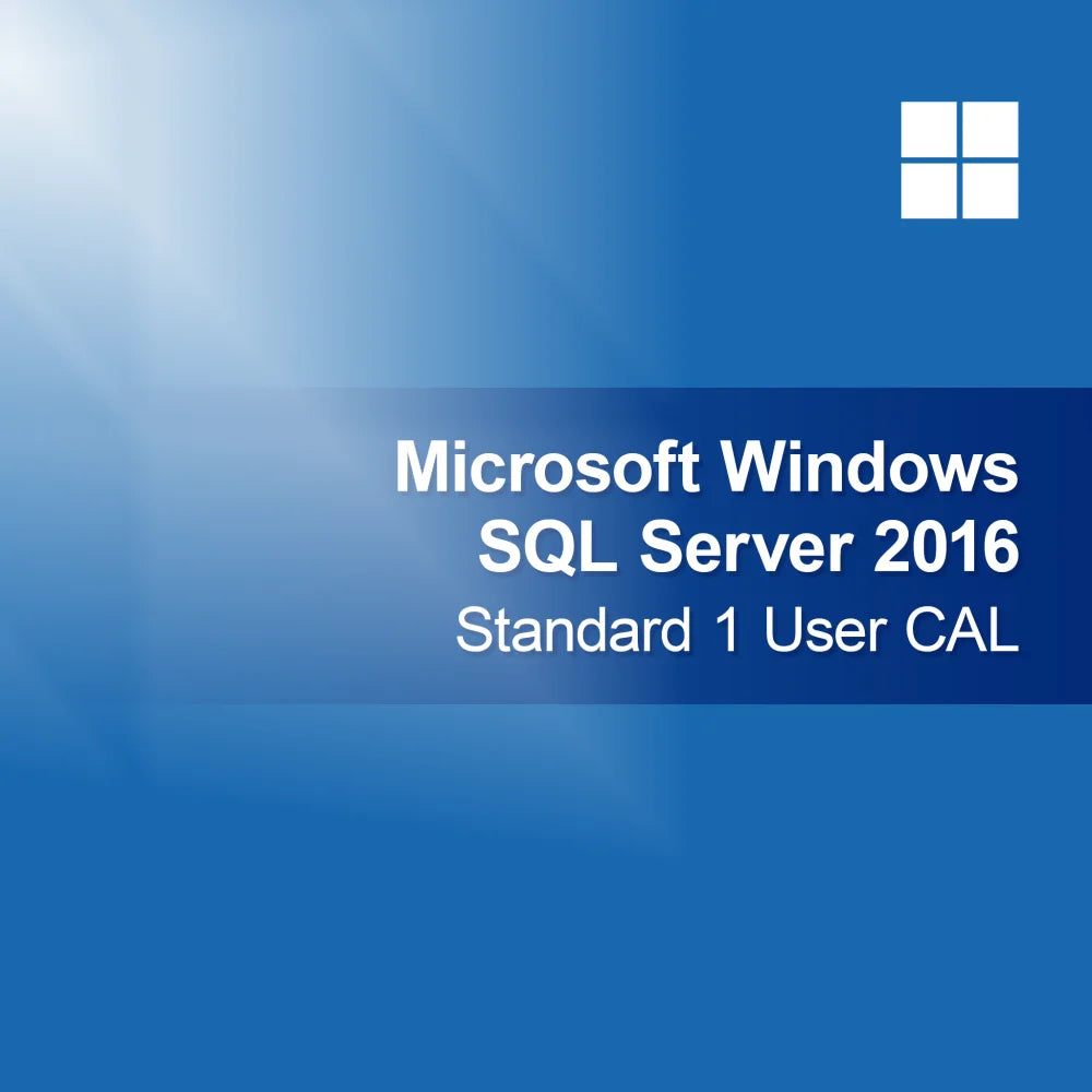 Microsoft SQL Server 2016 Standard 1 Gebruiker CAL