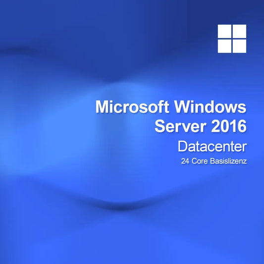 Microsoft Windows Server 2016 Datacenter 24 Core Basislicentie