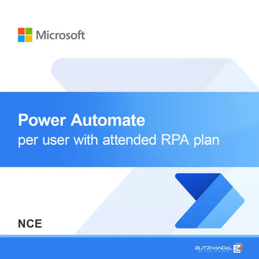 Power Automate per gebruiker met attended RPA-plan (NCE)