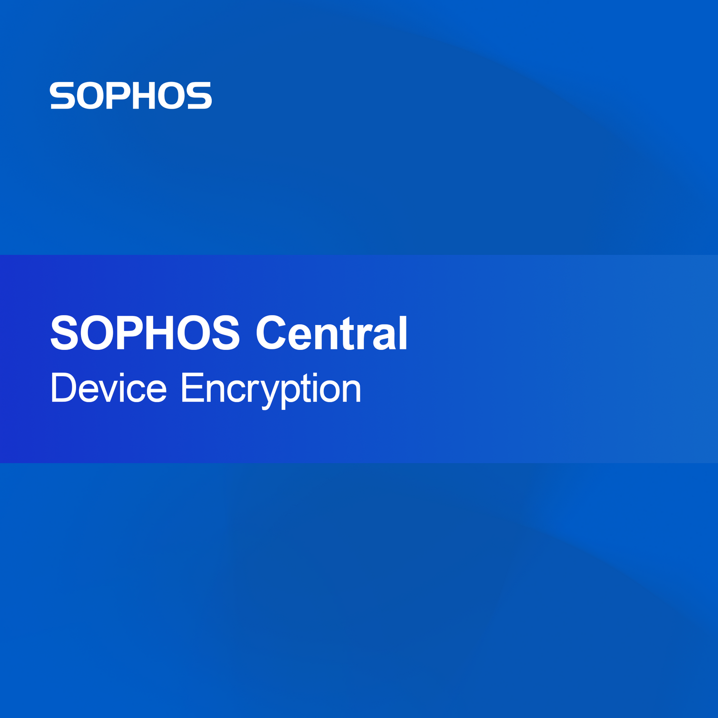 SOPHOS Central Apparaatversleuteling