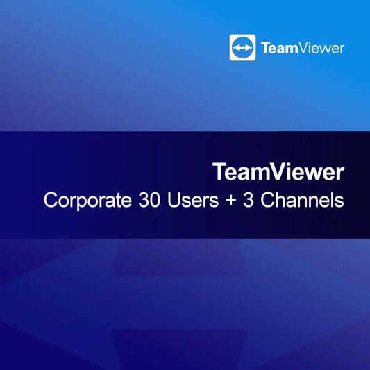 TeamViewer Corporate 30 gebruikers + 3 kanalen