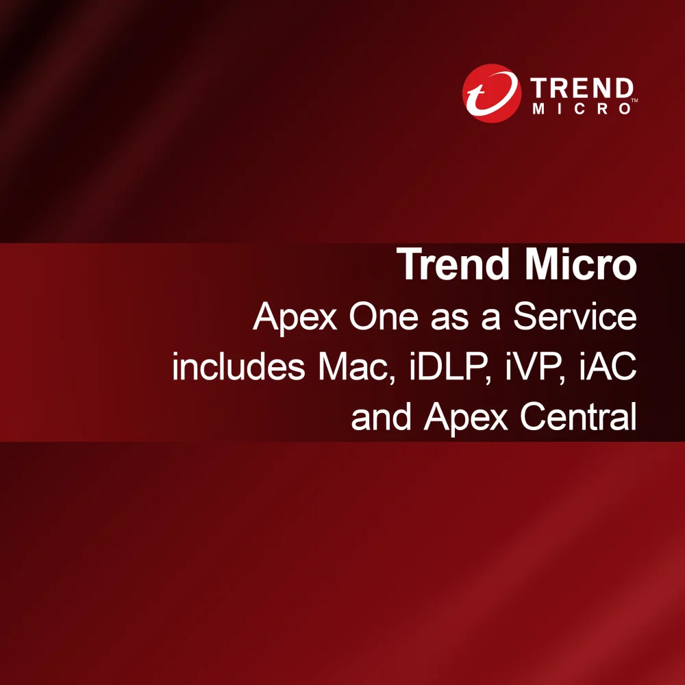 Trend Micro Apex One als een dienst omvat Mac, iDLP, iVP, iAC en Apex Central