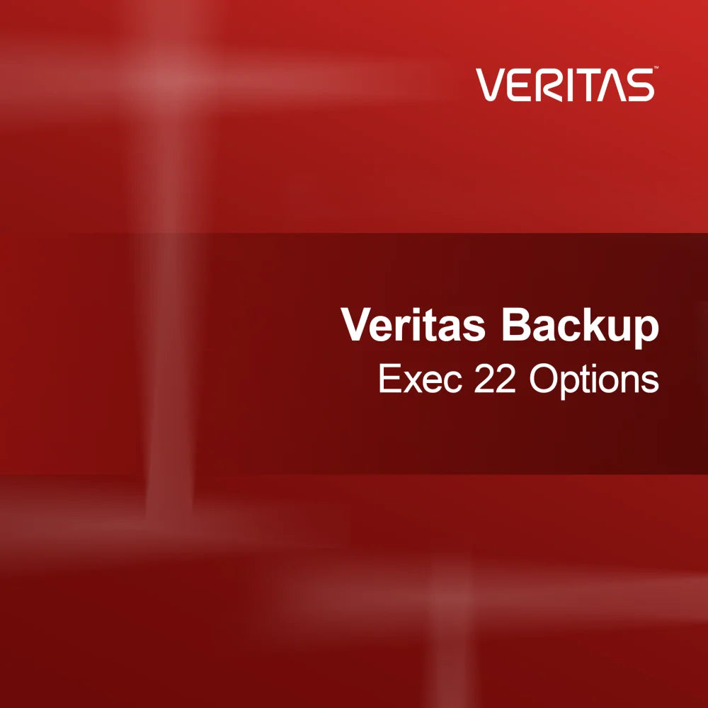 Veritas Backup Exec 22 Opties
