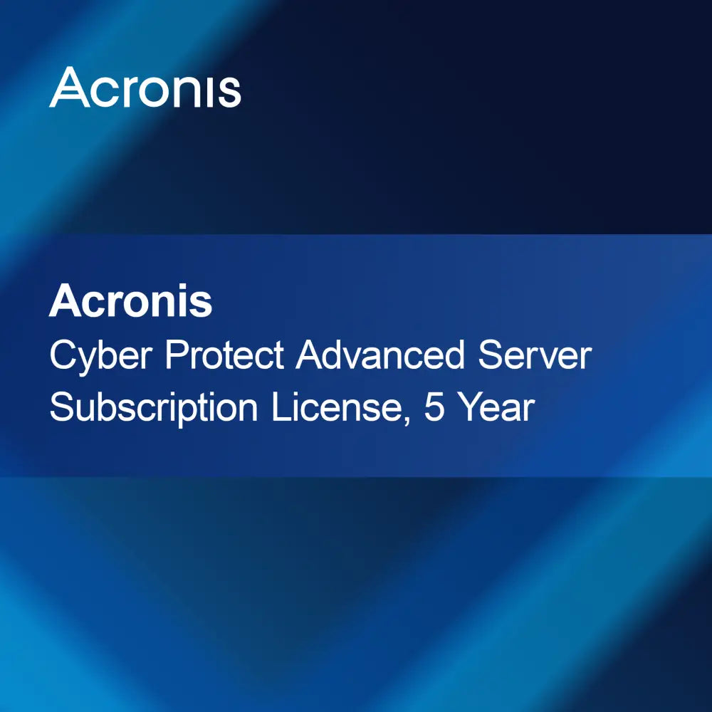 Acronis Cyber Protect Advanced Server Abonnementslicentie, 5 Jaar