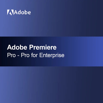 Adobe Premiere Pro - Pro voor Enterprise