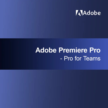 Adobe Premiere Pro - Pro voor Teams
