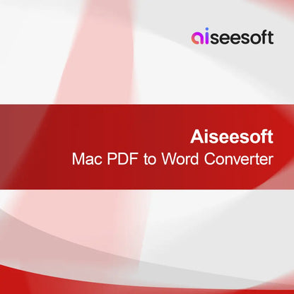 Aiseesoft Mac PDF naar Word Converter