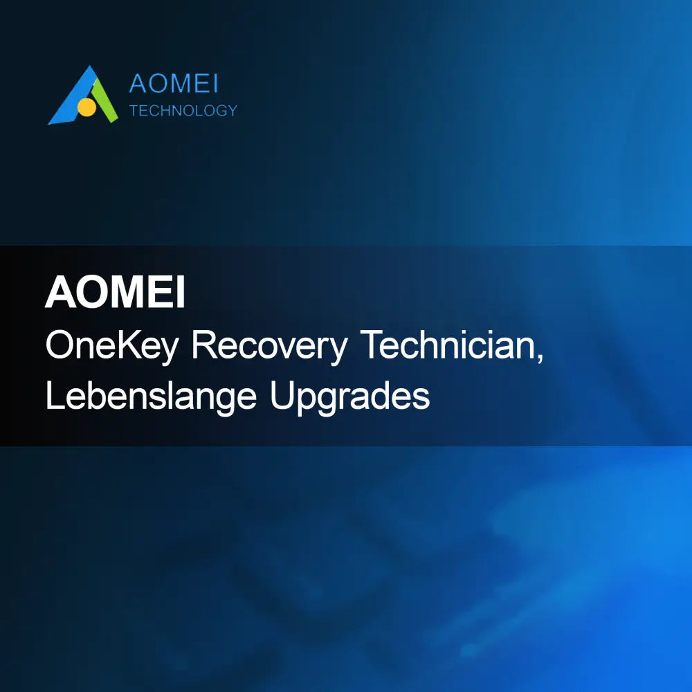 AOMEI OneKey Recovery Technician, Levenslange upgrades