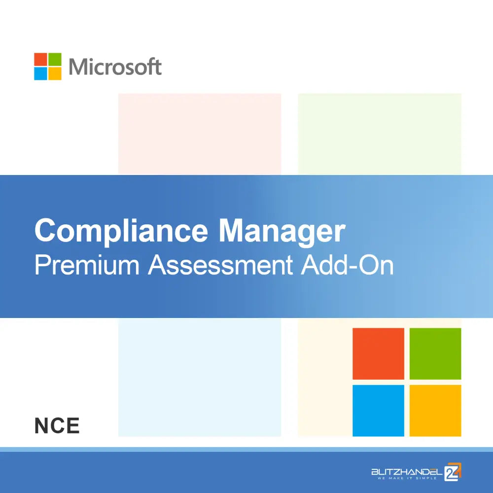 Compliance Manager Premium Beoordeling Add-On (NCE)