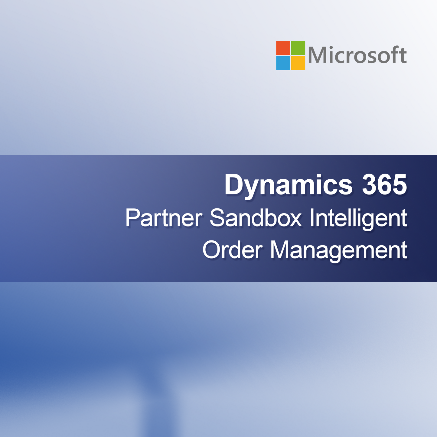 Dynamics 365 Partner Sandbox Intelligente Orderbeheer