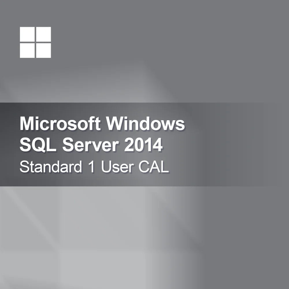 Microsoft SQL Server 2014 Standard 1 Gebruiker CAL