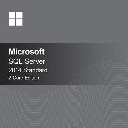 Microsoft SQL Server 2014 Standard - 2 Core Editie