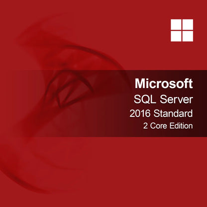 Microsoft SQL Server 2016 Standard - 2 Core Editie