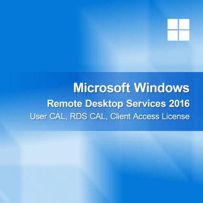 Microsoft Windows Remote Desktop Services 2016 Gebruikers-CAL, RDS CAL, Clienttoegangslicentie