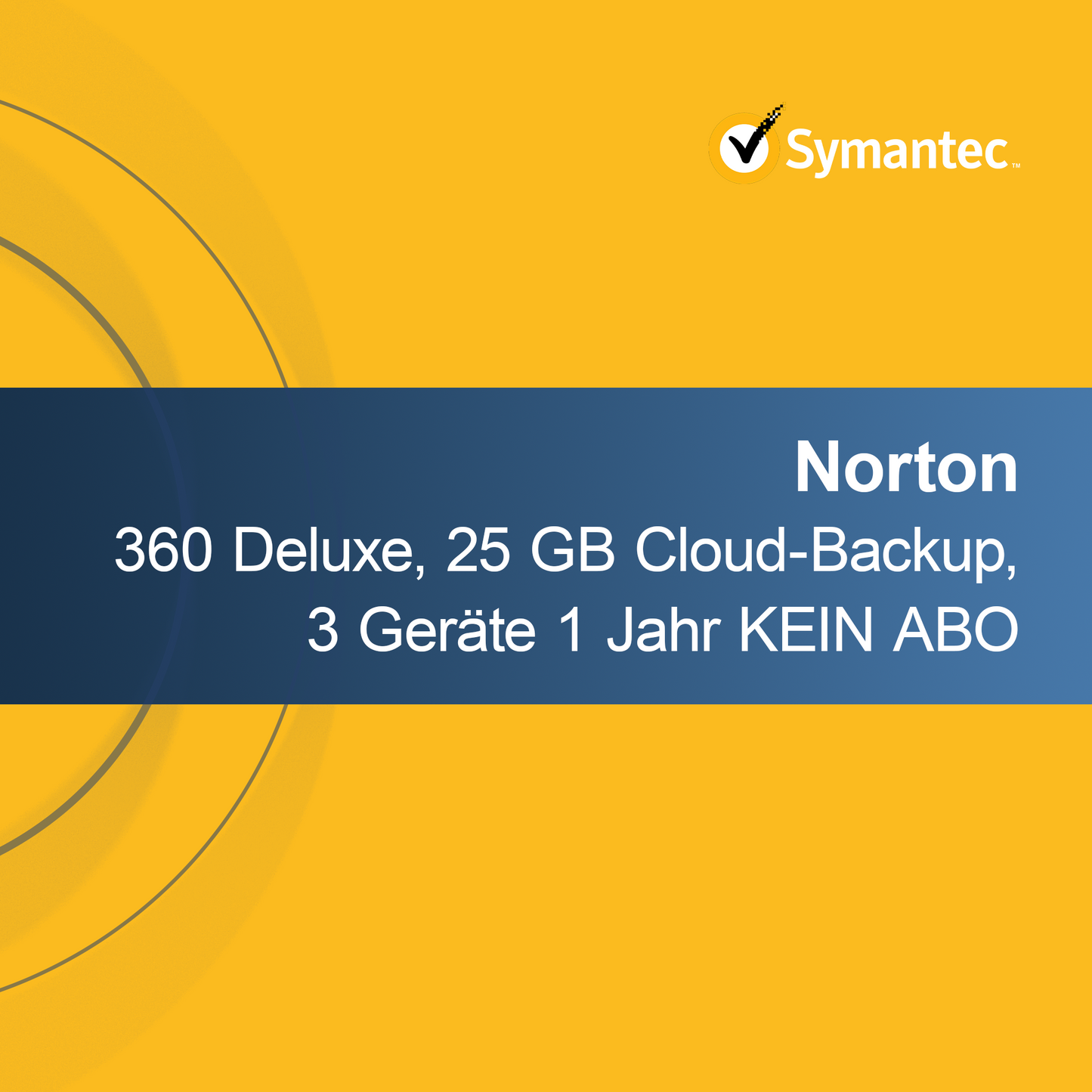 Norton 360 Deluxe, 25 GB cloudback-up, 3 apparaten 1 jaar GEEN ABONNEMENT