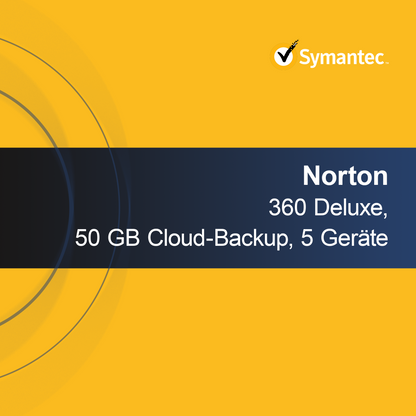 Norton 360 Deluxe, 50 GB cloudback-up 5 apparaten