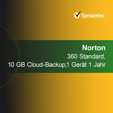 Norton 360 Standard, 10 GB cloudback-up, 1 apparaat 1 jaar