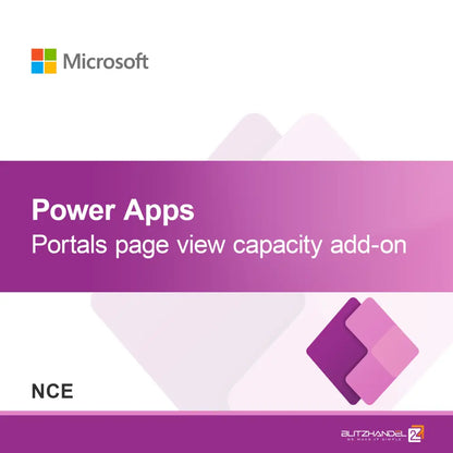 Power Apps Portals paginaweergavecapaciteit add-on (NCE)