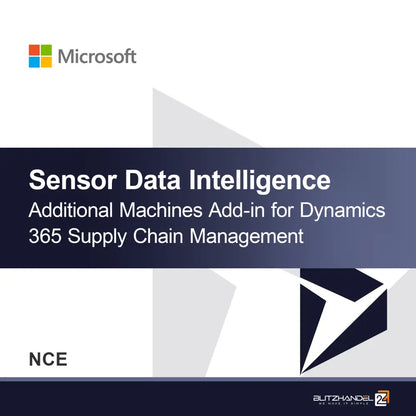Sensor Data Intelligence Extra Machines Add-in voor Dynamics 365 Supply Chain Management (NCE)