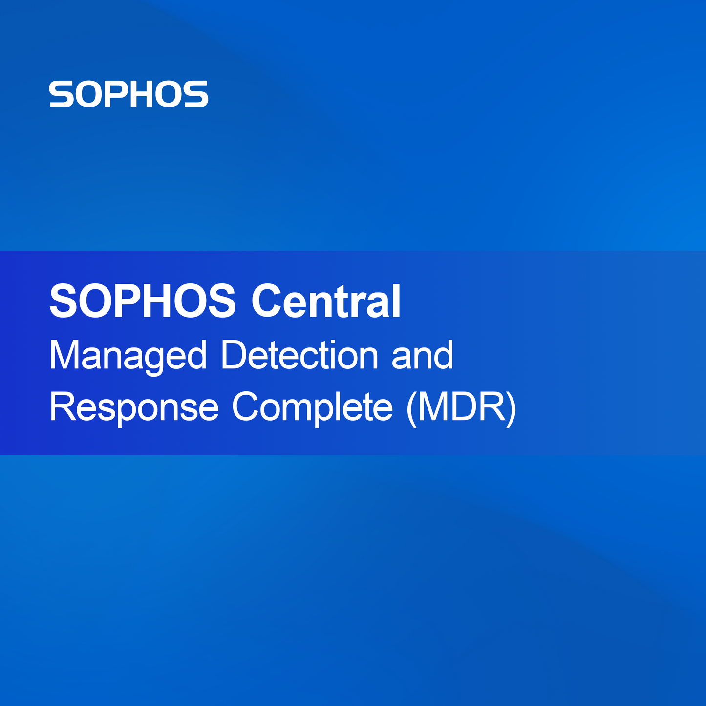 SOPHOS Central Beheerde Detectie en Respons Compleet (MDR)