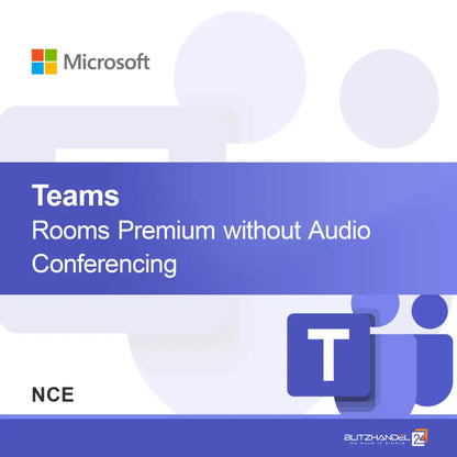 Teams Rooms Premium zonder Audio Conferencing (NCE)